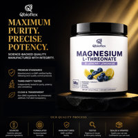 Poudre de L-Thréonate de Magnésium Qbioflex OEM/ODM, Complément de Magnésium, Poudre d'Apigénine pour le Soutien du Sommeil des Adultes