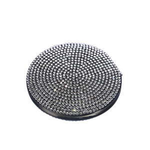 Zakspiegel met make-up, op maat gemaakte mini bling kristallen glanzende draagbare spiegel, dubbelzijdig opvouwbaar, klein hulpmiddel voor meisjescadeaus - Product Image 4