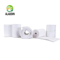 Couverture en fibre céramique haute température 1260 HP, laine isolante réfractaire de haute pureté, durable, AL2O3 43%, blanche, 1100°C, faible émissivité