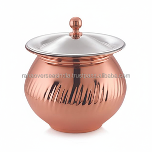 Elegante SERVICIO DE ACERO INOXIDABLE Handi diseño tradicional hecho a mano para servir delicioso arroz al curry y más a un precio asequible - Product Image 1