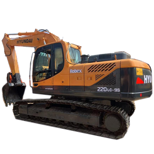 Excavadoras Hyundai 220lc-9s usadas originales de Corea, excavadora de orugas de segunda mano de 22 toneladas, sistema de control inteligente, ahorro de combustible 30% - Product Image 1