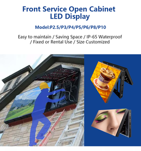 Muen Outdoor P10 LED Front-opening Box-type Advertising Screen <b>Display</b> Double-sided ScreenCustomized Flip Led <b>Display</b> S - Product Image 1