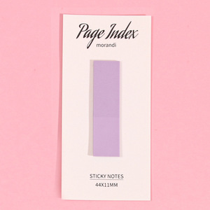 สติกเกอร์ดัชนีสัตว์เลี้ยงสี Morandi เครื่องเขียนนักเรียนแผ่นบันทึกย่อ50แผ่นใบโปรโมชั่น - Product Image 6