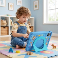 Nouvelle tablette éducative Android 15 Octa-core de 7 pouces pour enfants, Wi-Fi, 8 Go de mémoire, résolution 1024x600, protection antichute