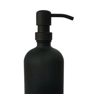 <span class=keywords><strong>Dispensador</strong></span> <span class=keywords><strong>de</strong></span> botellas <span class=keywords><strong>de</strong></span> vidrio negro grueso con bomba <span class=keywords><strong>de</strong></span> jabón para el cuidado <span class=keywords><strong>de</strong></span> la piel líquida <span class=keywords><strong>de</strong></span> Mano Dorada rosa - Product Image 2