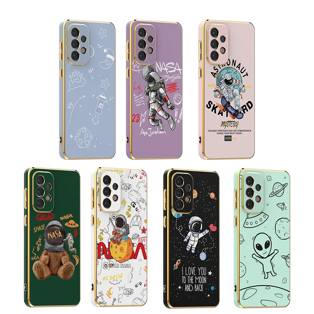 Customized Patterns 6D Electroplating TPU Smart Phone Cases For ViVO Y73 4g 5g V21E 4g T1 Pro Y31 Y52S Shockproof Mobile Phone