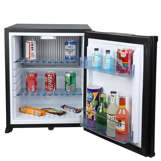 Energy Saving Mini Fridge 50 Liters Minibar Black Electric Mini Cooler for Hotel