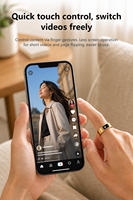 Anneau intelligent AI avec enregistreur vocal, traduction en temps réel, suivi des signes vitaux, modes multisports, contrôle de la caméra à distance