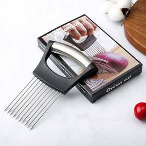 Trancheuse à viande en acier inoxydable Offre Spéciale porte-tomate éplucheur porte-citron trancheuse porte-oignon multifonctionnel trancheuse avec 10 broches - Product Image 5