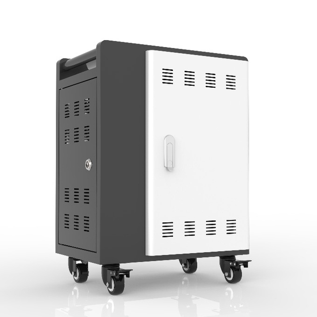 Public 30 Bays Mobile Phone Charging Locker Trolley Cell Phone Charging Cabinet