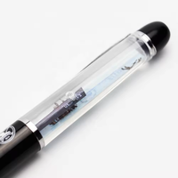 Nouveauté acceptée stylo à bille liquide rempli d'huile stylo à panneau coulissant pour Sexy Beauty Striptease Creative Promotion stylo rempli d'huile