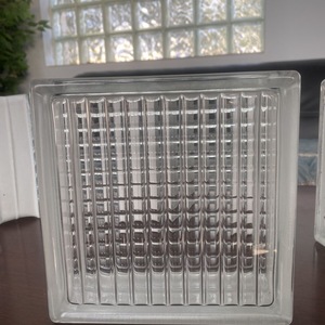 Ladrillo de vidrio hueco transparente decorativo <span class=keywords><strong>para</strong></span> construcción, cristal de la mejor calidad y precio barato, 190x190x80mm - Product Image 4