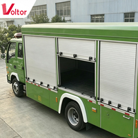 Porte à enroulement en aluminium pour camion, taille personnalisée OEM, logo, levage manuel, véhicule utilitaire, véhicule de sauvetage, directement de l'usine