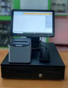 Terminal de point de vente pour restaurant, écran tactile 15,6 pouces, caisse enregistreuse Android ou Windows en option, affichage client LED8 VFD220 - Product Image 6