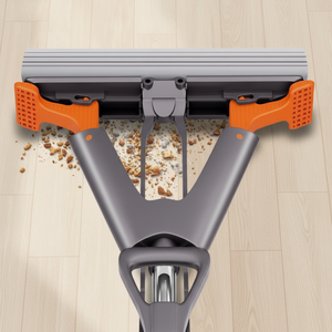 Esponja mágica Limpeza de cabeza plana, fregona superabsorbente de mano Vintage con cabezal de fregona plana para limpieza de suelos - Product Image 4