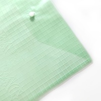 Carpeta de Archivo Transparente Impermeable de PVC Personalizada, Bolsa para Documentos Multicolor para la Escuela y la Oficina