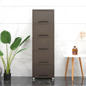 45Cm Nhà Ngăn Kéo Lưu Trữ Tủ Công Suất Lớn Phòng Khách Phòng Ngủ Lưu Trữ Tủ Gỗ Hạt PP Nhựa Lưu Trữ Tủ - Product Image 3