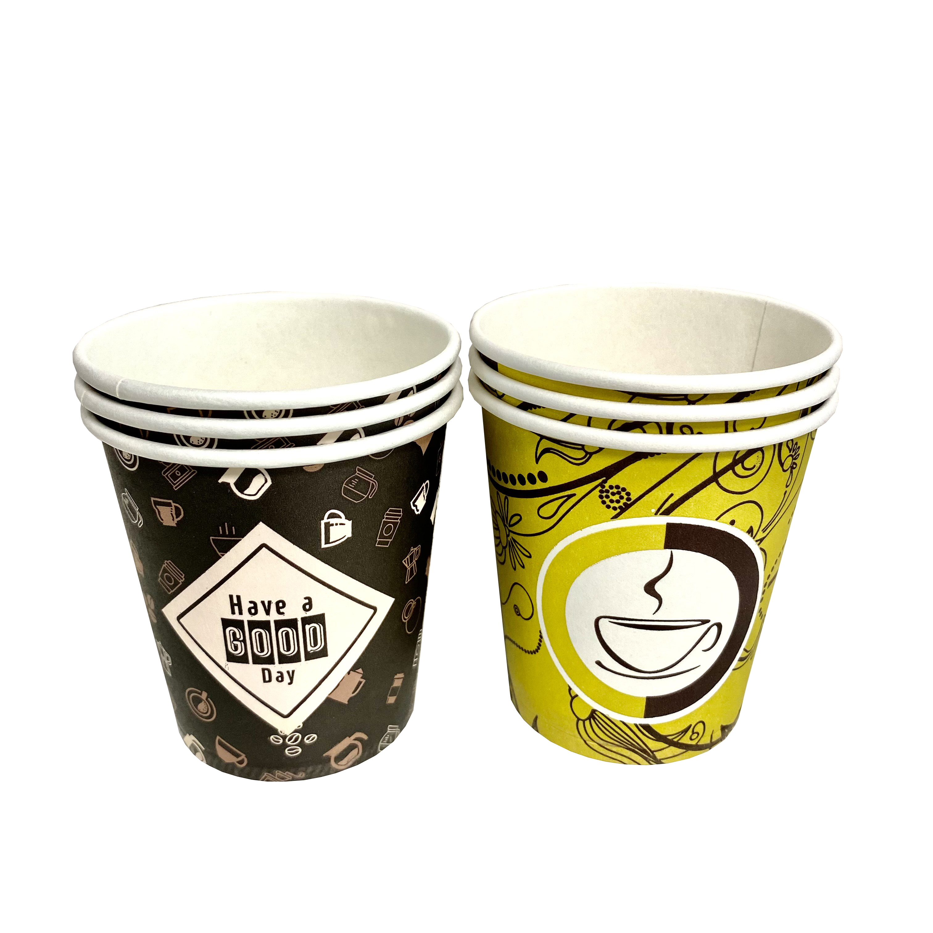 Custom Logo Printing Disposable Paper Cup Take Away Coffee Packaging Paper Cups All Sizes Wholesale Paper Cup