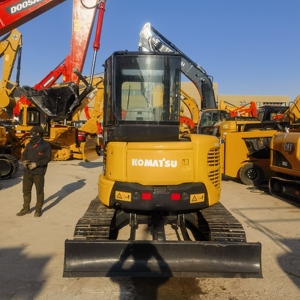 Excavadora Usada Komatsu PC55MR de 5 Toneladas, Motor Original en Buen Estado, Equipo de Construcción para Movimiento de Tierras en Venta - Product Image 5