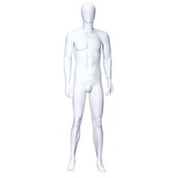 Mannequin Homme Corps Entier avec Tête (Matériau FRP) pour Costumes ; Présentoir pour Vêtements Décontractés Tendance en Vitrines