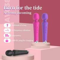 Masseur vibrant à 20 fréquences et 8 intensités, avec charge USB Type-C, autonomie de 4 heures, en silicone souple, étanche IPX7, pour stimulation clitoridienne