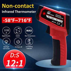 Termómetro infrarrojo industrial -50.C~380.C, pistola de temperatura láser IR de alta precisión, termómetro infrarrojo digital sin contacto - Product Image 5