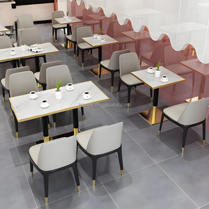 Bộ bàn ghế ăn bằng đá cẩm thạch cao cấp dành cho nhà hàng và quán cà phê - Nội thất sang trọng cho không gian thương mại - Product Image 2