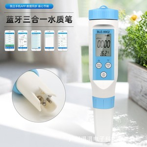 Xiuyuan Ble-9902 Bolígrafo de Calidad del Agua 3 en 1 (EC, pH, Temperatura) para Acuarios - Product Image 1