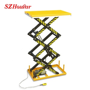 Heavy Duty Ba Kéo Bàn Nâng 1 Tấn Nền Tảng Cắt Kéo 1000Kg Thủy Lực Nâng Nền Tảng - Product Image 2