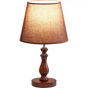 Lámpara de Mesa de Noche LED Minimalista Moderna, Madera Maciza, Cálida, Creativa, con Control Remoto de Intensidad, Estilo Rústico Americano, Personalizada - Product Image 4