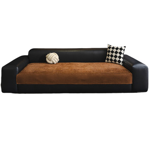 Corduroy <b>Sofa</b> <b>Cover</b> One Piece Non Slip Solid Color Modern Style 145-185CM <b>For</b> General <b>Sofa</b> - Product Image 5