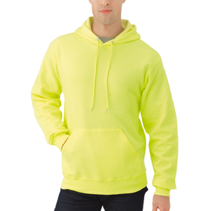 เสื้อฮู้ดดี้ผู้ชายผ้าฝ้ายแท้ 100% รับผลิตตามแบบ OEM เนื้อผ้าหนา แบบเรียบง่าย สไตล์โอเวอร์ไซส์ ส่งออกจากบังคลาเทศ - Product Image 5