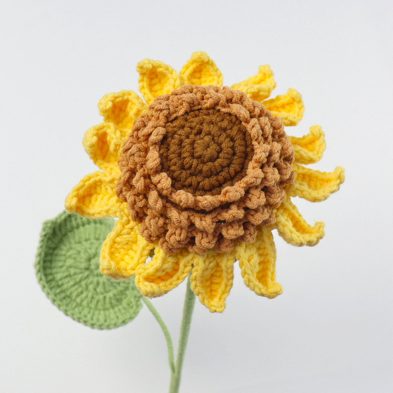 Trompette de tournesol avec graines