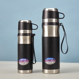 Premium Insulated 316 Stainless Steel 18/10 Vacuum Thermo <b>Flasks</b> With Cup Ready To Ship Tea Infuser - Product Image 3
