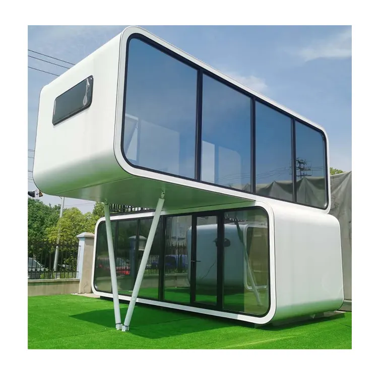 Customized modern prefab mobile house Smart Apple Cabin ready made house