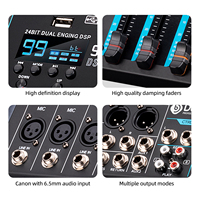 DP-10 de mixage de console DJ professionnel à 10 canaux pour l'enregistrement sur PC de Studio de scène Portable filaire de Debra Audio