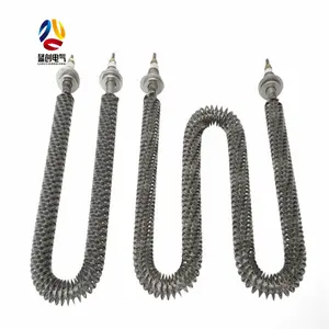 220v 2kw Industrial heating elements finned tubular heater for defrosting or heating