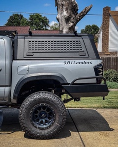 Auvent <span class=keywords><strong>de</strong></span> camion en aluminium XINYI à coque rigide pour Toyota Tacoma 5ft et 6ft, auvent <span class=keywords><strong>de</strong></span> camping noir mat avec fenêtres en verre teinté - Product Image 3