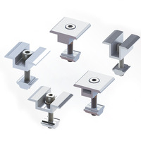 Supports de fixation en aluminium de haute qualité pour panneaux solaires, fournis par le fabricant, avec support OEM