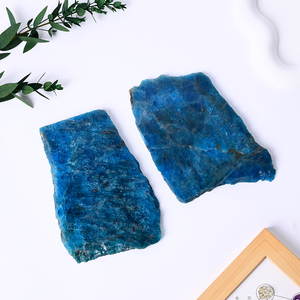 Cristal de Apatita Azul de Alta Calidad, en Rodajas, para Sanación y Decoración del Hogar - Product Image 3