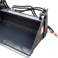 Bucket Kombinasi Mini Multifungsi 4-in-1 Kapasitas 5 Cu ft untuk Excavator 1-5 Ton - Lampiran Skid Steer LandHonor