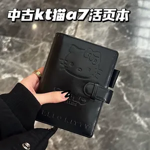 Da đen A7 mềm máy tính xách tay dễ thương dày notepad sinh viên phim hoạt hình viết Tạp Chí Cô Gái tay tài khoản cuốn sách 100 tờ - Product Image 4