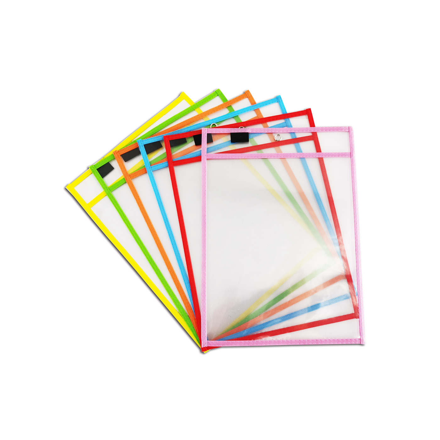 Home Education Eco Friendly Transparent PET Job Ticket Holder