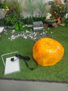 Luces Decorativas Artísticas Solares de Piedra, Lámpara de Exterior con Motivos IP65 para Escenas Nocturnas e Instalaciones de Paisajes Culturales - Product Image 1