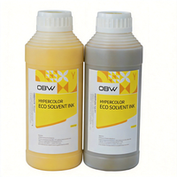 Encre éco-solvant haut de gamme personnalisée à filtration nano, résistante à l'eau et au benzène, pour têtes d'impression DX5 DX7 XP600 I3200