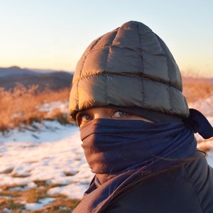 Cappello Beanie Invernale in Tessuto di Nylon Imbottito in Piuma d'Oca, Ultra-leggero, Impermeabile, Antivento, a 6 Pannelli, con Motivo Cartoon, Fibbia in Rame Dorato - Product Image 6
