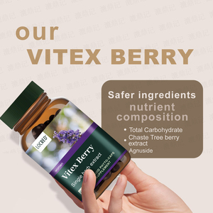 Extrait de baies de Vitex pour femmes, 60 <span class=keywords><strong>phyto</strong></span>-capsules liquides végétaliennes, complément alimentaire à base de plantes pour <span class=keywords><strong>la</strong></span> gestion de l'énergie chez l'adulte - Product Image 3