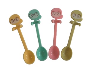 Dày thân thiện với môi cấp thực phẩm PP dùng một lần hiện đại sang trọng Dã Ngoại thiết lập dao kéo với đầy màu sắc trà sữa muỗng nĩa dao cho cắm trại - Product Image 5