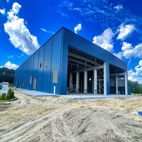 Venta caliente Prefab Ready Made Durable Portable Metal Garage para la venta