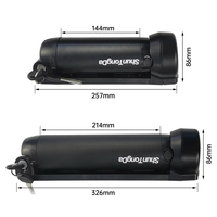 Batterie de vélo électrique 24V 36V 7Ah 10.5Ah pour tube diagonal avec port USB, écran LCD et chargeur 2A pour trottinette